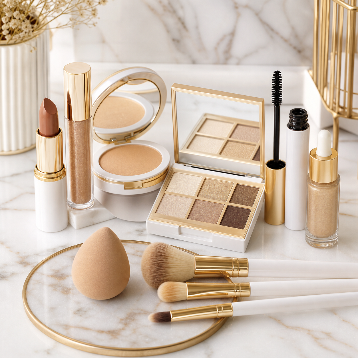 Produtos de maquiagem